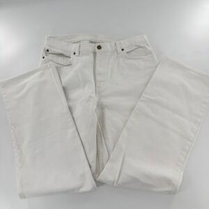 Jeanology‎ Collection Jeans Straight Leg 90s Women 16T White